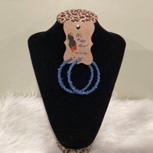 Denim hoops 3inch