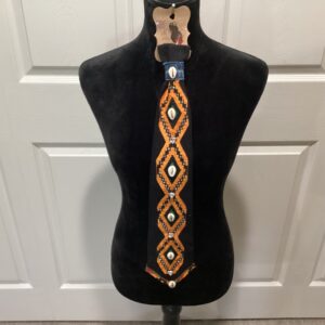 African print tie
