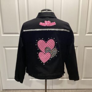 Black Denim Jacket/Back